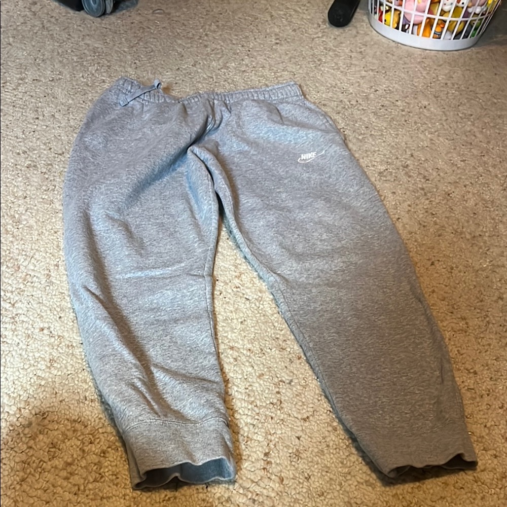 Nike Gray Sweatpants Relaxed Fit Joggers